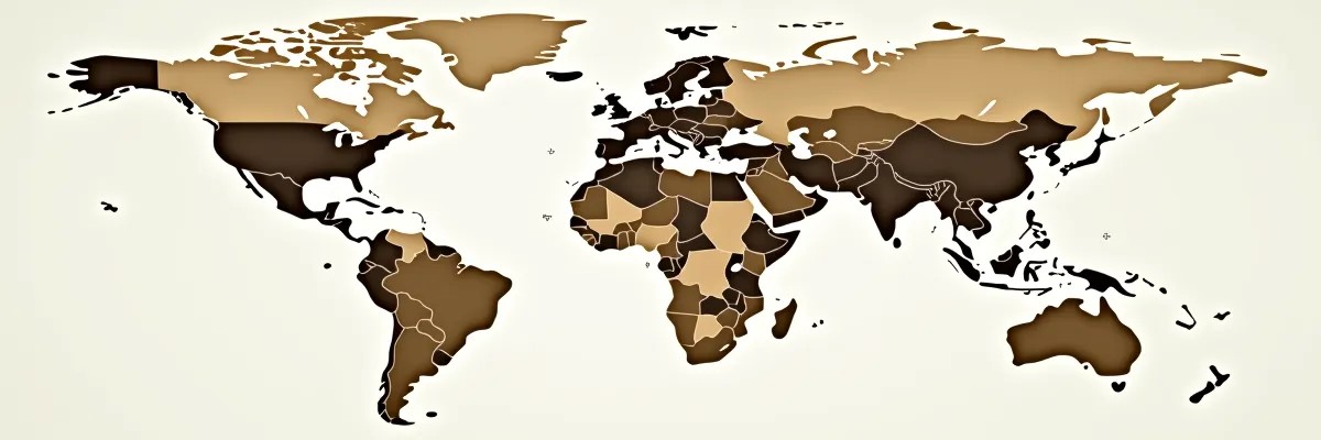 Global Glacial Deposit Regions Map
